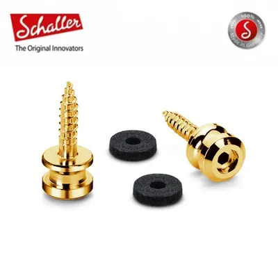 Schaller 교체용 스트랩 버튼 세트 S-Lock Replacement kit S Gold S/GO