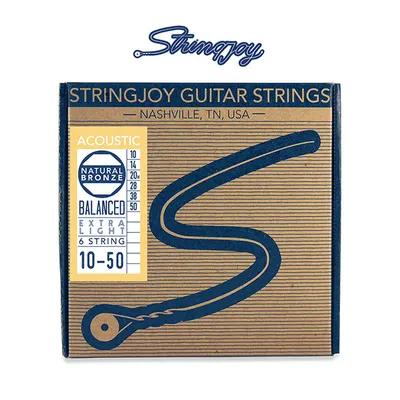 스트링조이 Stringjoy 통기타줄 어쿠스틱 네츄럴 브론즈 엑스트라 라이트 (010-050) SJ-NB1050