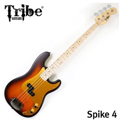 Tribe 베이스 4현 Spike 4 Tobacco SunBurst Maple