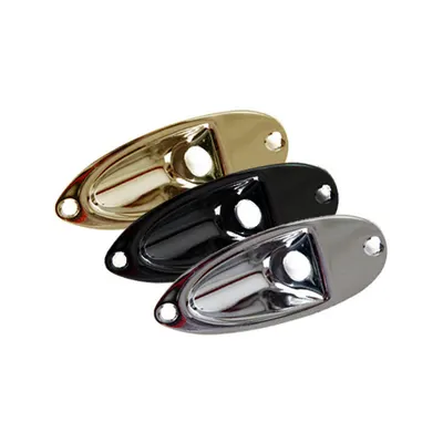 KeeperMusic Strat Jack Plate 스트랫타입 잭플레이트 KJP-01 (Chrome, Black, Gold)