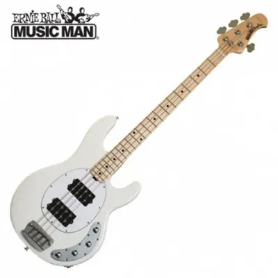 Music Man 베이스 Stingray HH White/Maple (114-02-10-02)