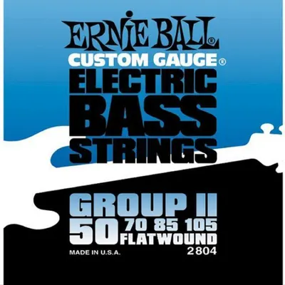 Ernie Ball 베이스기타 스트링 Flat Wound Group II [2804] (050-105)
