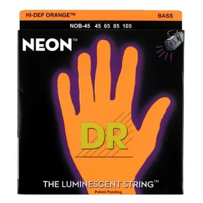 DR 베이스기타 스트링 Neon HiDef Orange Medium (045-105)