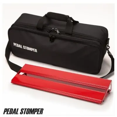 [PedalStomper] C50-RD - Compact 50 Red with Deluxe Case - 페달스톰퍼 컴펙트(2단프레임) 50cm, 레드보드 & 디럭스 케이스 - 페달보드, 이펙터보드