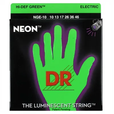DR 일렉기타 스트링 Neon HiDef Green Medium (010-046)