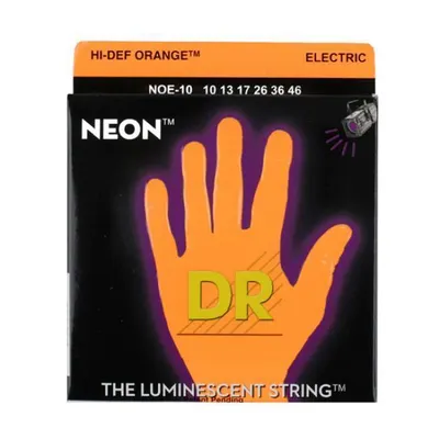 DR 일렉기타 스트링 Neon HiDef Orange Medium (010-046)