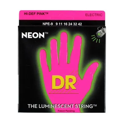 DR 일렉기타 스트링 Neon HiDef Pink Lite (009-042)