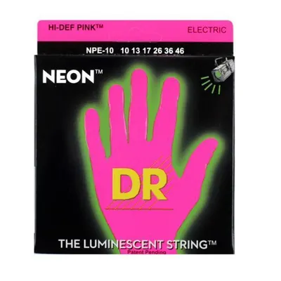 DR 일렉기타 스트링 Neon HiDef Pink Medium (010-046)