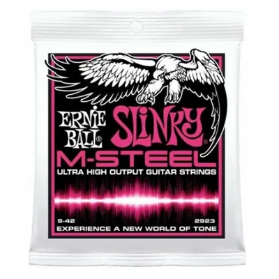 Ernie Ball 어니볼 일렉기타줄 M-Steel Super Slinky Strings [2923] (009-042)