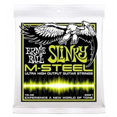 Ernie Ball 어니볼 일렉기타줄 M-Steel Regular Slinky Strings [2921] (010-046)