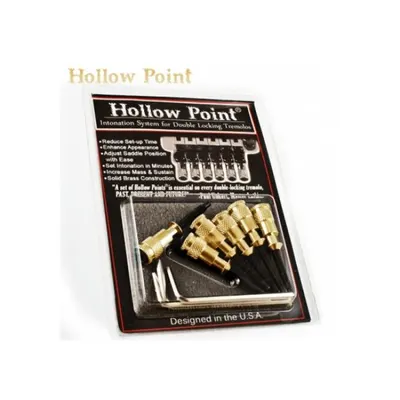 Hollow Point Intonation System for Double Locking Tremolo