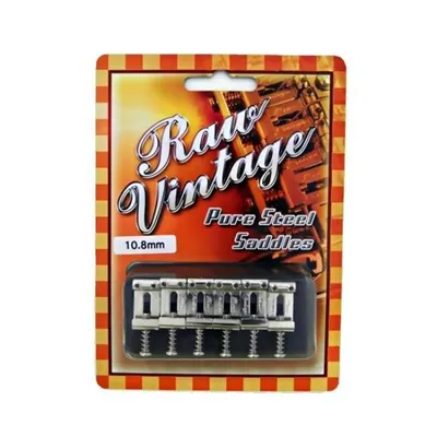 Raw Vintage Pure Steel Saddles RVS-108  (10.8mm / Gotoh Japan)