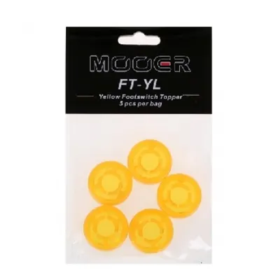Mooer Audio 풋스위치 토퍼 Footswitch Topper Yellow