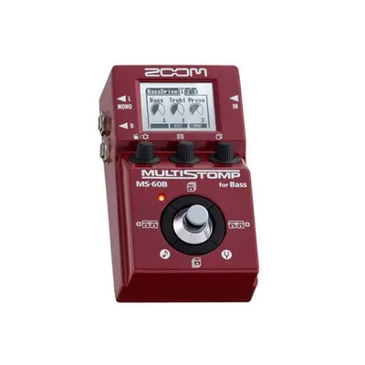 ZOOM 베이스 멀티이펙터 MS-60B Multi Stomp