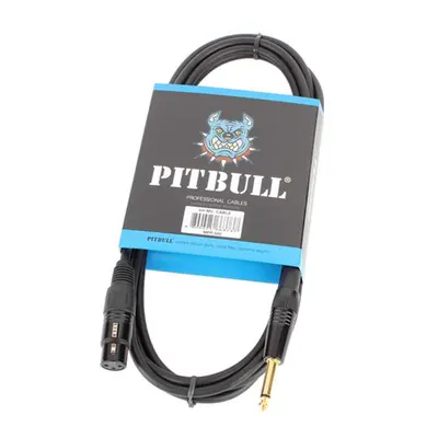 PITBULL 프로페셔널 마이크 케이블 3M XLR Female to 6.3 Straight MPP-300F