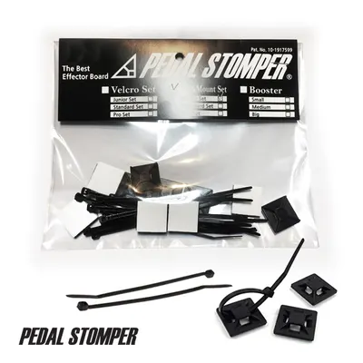 PedalStomper CableTie & Mount Set JR (마운트 10개, 케이블타이 15개)