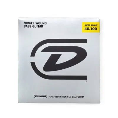 Dunlop 베이스기타스트링 Super Bright Nickel Wound 040-100 [DBSBN40100]