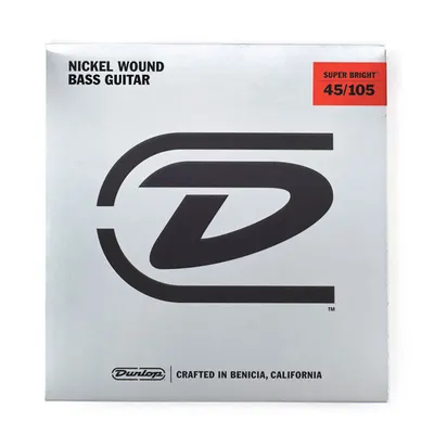 Dunlop 베이스기타스트링 Super Bright Nickel Wound 045-105 [DBSBN45105]