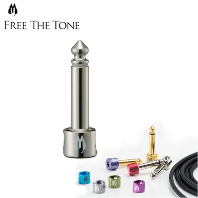 Free The Tone 플러그 Solderless Plug Nickel Straight for CU-416 (SL-4S-NI)