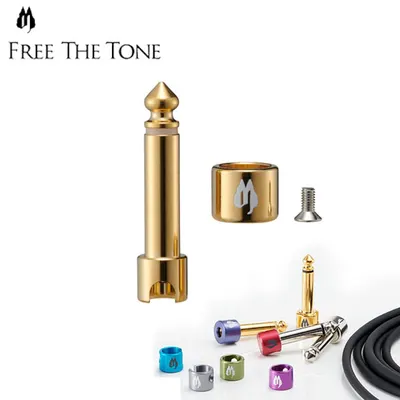 Free The Tone 플러그 Solderless Plug Gold Angle for CU-416 (SL-4L-GD)