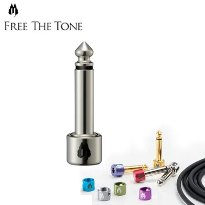 Free The Tone 플러그 Solderless Plug Nickel Straight for CU-5050 (SL-5S-NI)