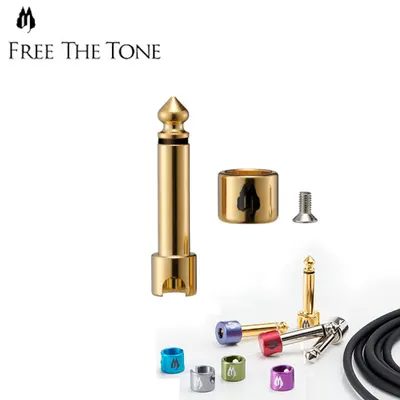 Free The Tone 플러그 Solderless Plug Gold Angle for CU-5050 (SL-5L-GD)
