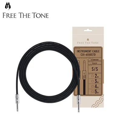 Free The Tone 케이블 Instrument Cable STANDARD Plug S/S 2,3,4,5M (CUI-6550STD)
