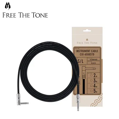 Free The Tone 케이블 Instrument Cable STANDARD Plug S/L 2,3,4,5M (CUI-6550STD)