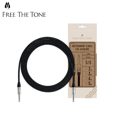 Free The Tone 케이블 Instrument Cable LONG Plug S/S 2,3,4,5M (CUI-6550LNG)
