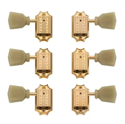 Gibson USA 정품 헤드머신세트 Vintage Gold Machine Heads Pearloid Buttons (PMMH-020)