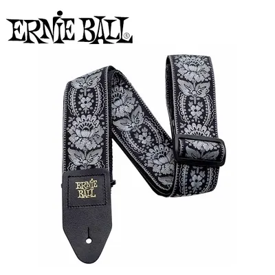 어니볼 Ernie Ball 스트랩 Classic Jacquard Straps ORLEANS SILVER [P04150]