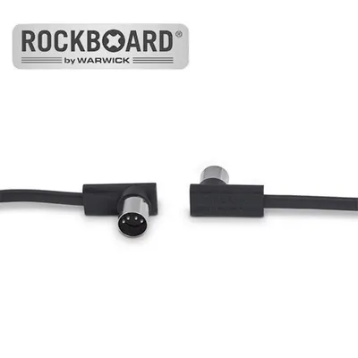 RockBoard 미디케이블 Flat Patch Midi Cable 1m (MIDI 100 BK)