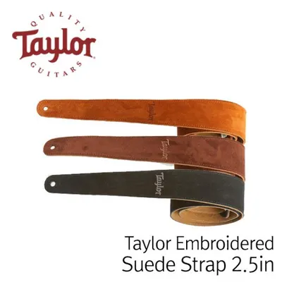 Taylor 스트랩 Embroidered Suede Strap 2.5in (TS250)