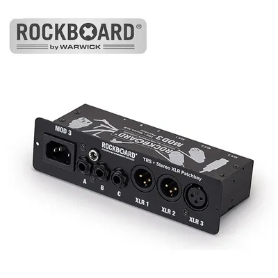 RockBoard 페달보드용MOD 3 V2 with XLR, TRS fo Vocal (POWER ACE IEC 포함)