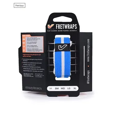 GRUV GEAR 프렛랩 스트링뮤터 FretWraps World Flag [Blue-White-Blue]