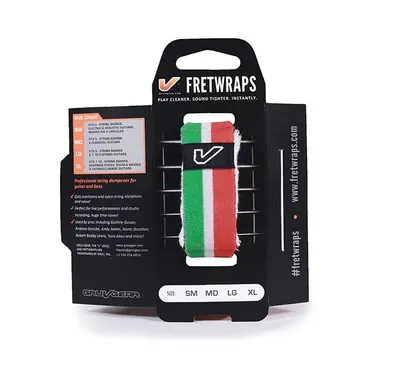 GRUV GEAR 프렛랩 스트링뮤터 FretWraps World Flag [Green-White-Red]