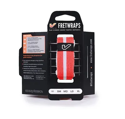 GRUV GEAR 프렛랩 스트링뮤터 FretWraps World Flag [Red-White-Red]