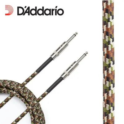 Daddario 케이블 Braided Instrument Cable CAMO [PW-BG-10]