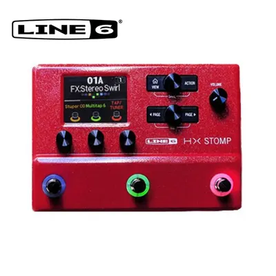 Line6 멀티이펙터 Helix HX STOMP Limited Edition Pedal Red