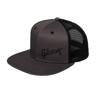 Gibson Charcoal Trucker Snapback 모자 (GA-GRYC)