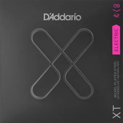 Daddario 다다리오 일렉기타줄 [XTE0942] XT Electric Nickel Plated Steel Super Light (09-42)