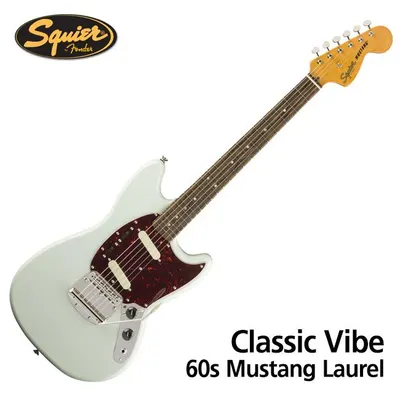 Squier 일렉기타 Classic Vibe 60s Mustang Laurel Sonic Blue (037-4080-572)