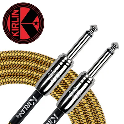 Kirlin 컬린 Entry Woven Cable 악기케이블 IWCC-201PN YEA 3M