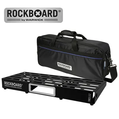 RockBoard 락보드 페달보드 & 케이스 TRES 3.2 with Pro Gig Bag  (59.8cm X 23.6cm)