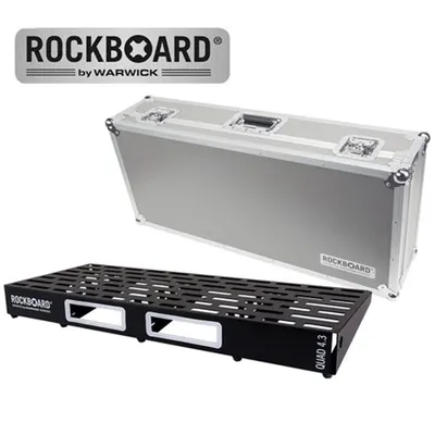 RockBoard 락보드 페달보드 & 케이스 QUAD 4.3 with Flight Case  (82cm X 32.8cm)