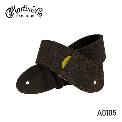 Martin 마틴 피크홀더가 있는 면 브라운 스트랩 [A0105]
