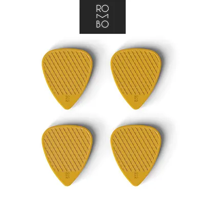 Rombo 롬보 Classic Honey Yellow 피크 (0.45mm) (4개입)