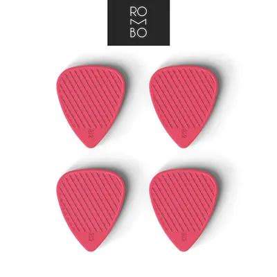 Rombo 롬보 Classic Strawberry Red 피크 (0.45mm) (4개입)