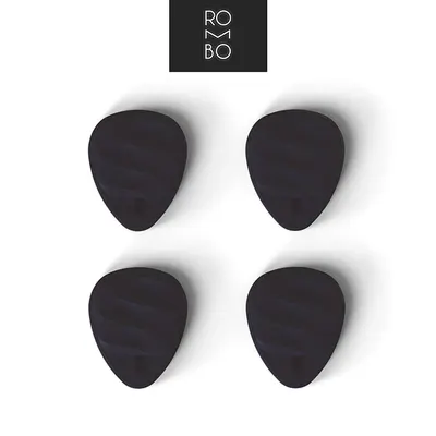 Rombo 롬보 Waves Graphite Black 피크 (1.25mm) (4개입)