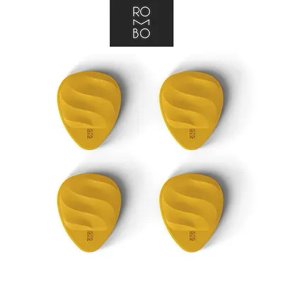 Rombo 롬보 Waves Honey Yellow 피크 (1.25mm) (4개입)